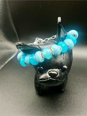 Turquoise Inspired Bead Bracelet - Blue Women’s Bracelet